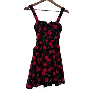 Ixia Dress Vintage Style Cherry Dress S Pinup Y2K Artsy Fruit Whimsigoth